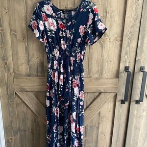 Shorts Romper with Flowy back